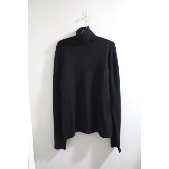 Three Dots Sweaters - Three Dots Cashmere Black Turtleneck Sweater